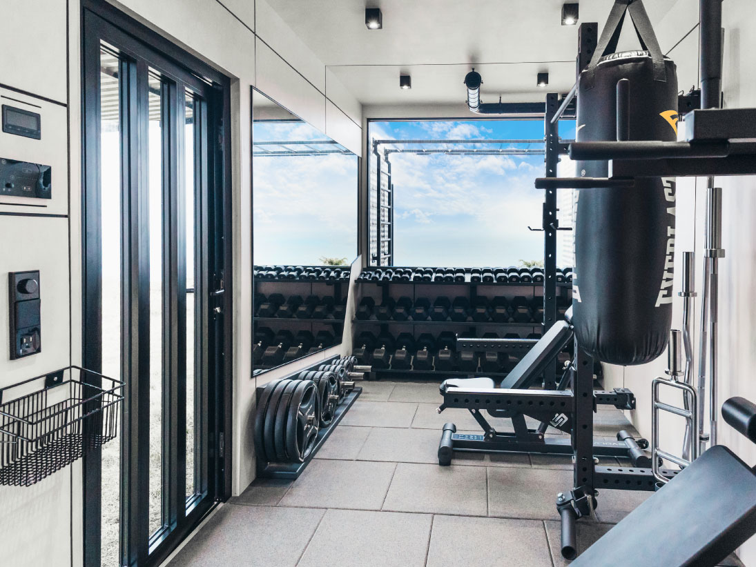 Gymmic jõuruumi interjöör